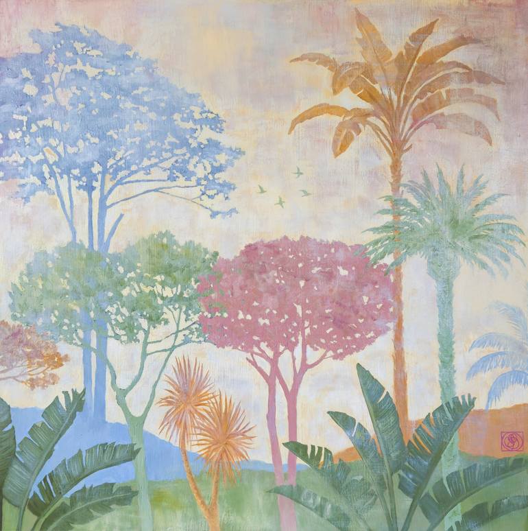 Print of Contemporary Landscape Paintings by Katia Bellini
