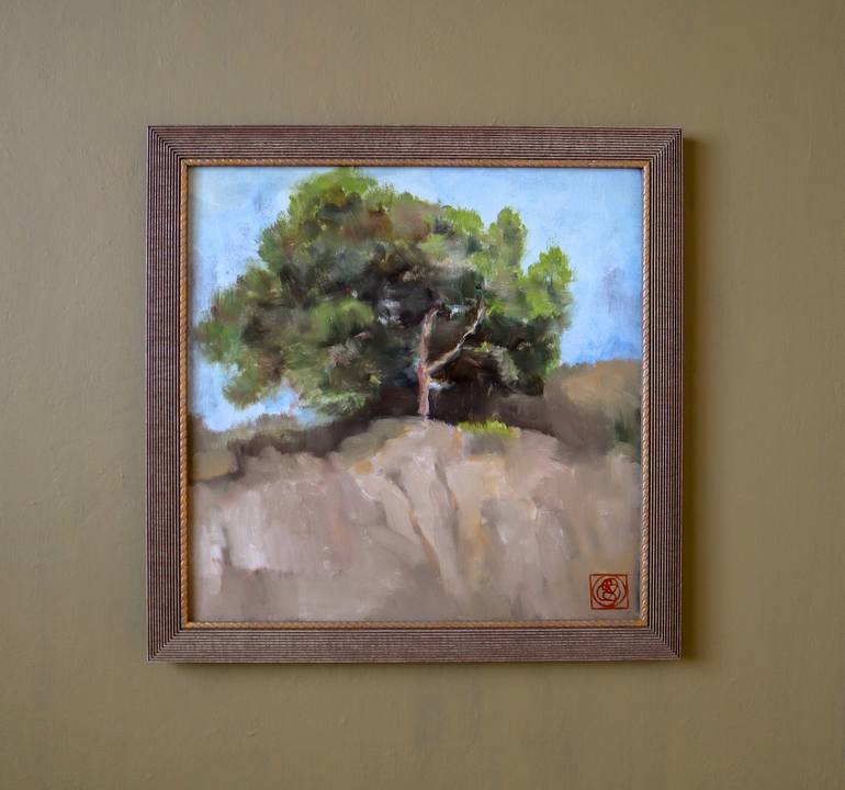 Original Figurative Tree Painting by Katia Bellini