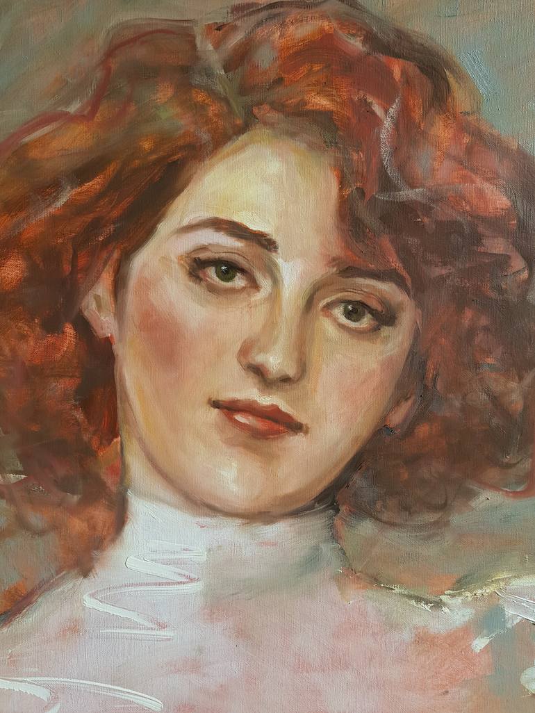 Original Figurative Portrait Painting by Katia Bellini