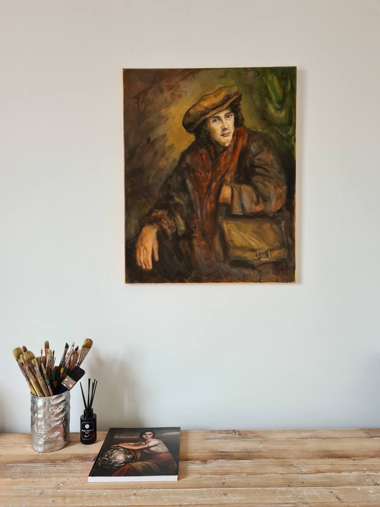 Original Figurative People Painting by Katia Bellini