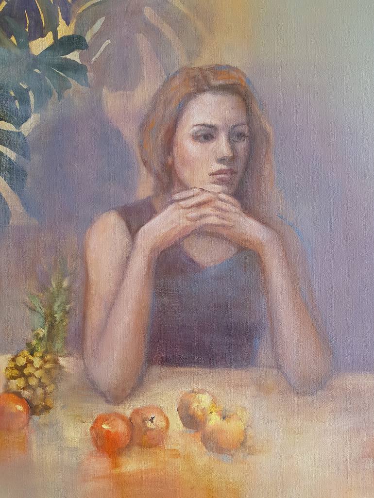 Original Portrait Painting by Katia Bellini