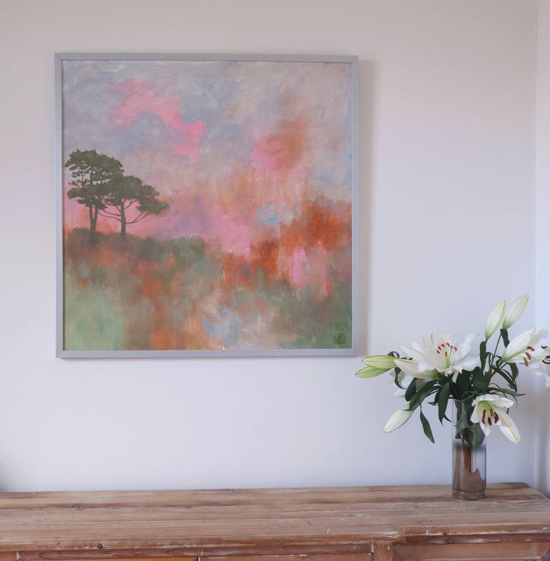Original Abstract Landscape Painting by Katia Bellini