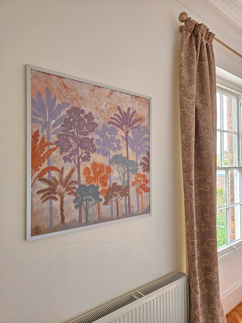 Original Contemporary Tree Painting by Katia Bellini