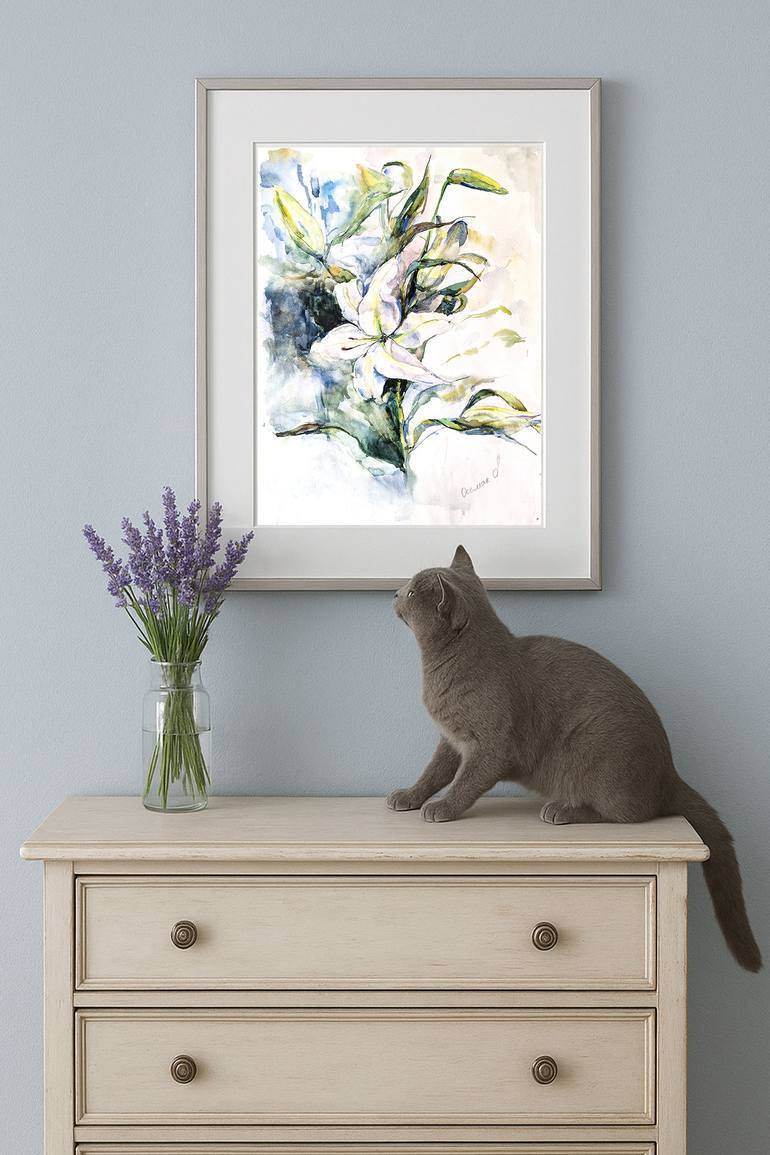 Original Impressionism Floral Painting by Olha Osmak