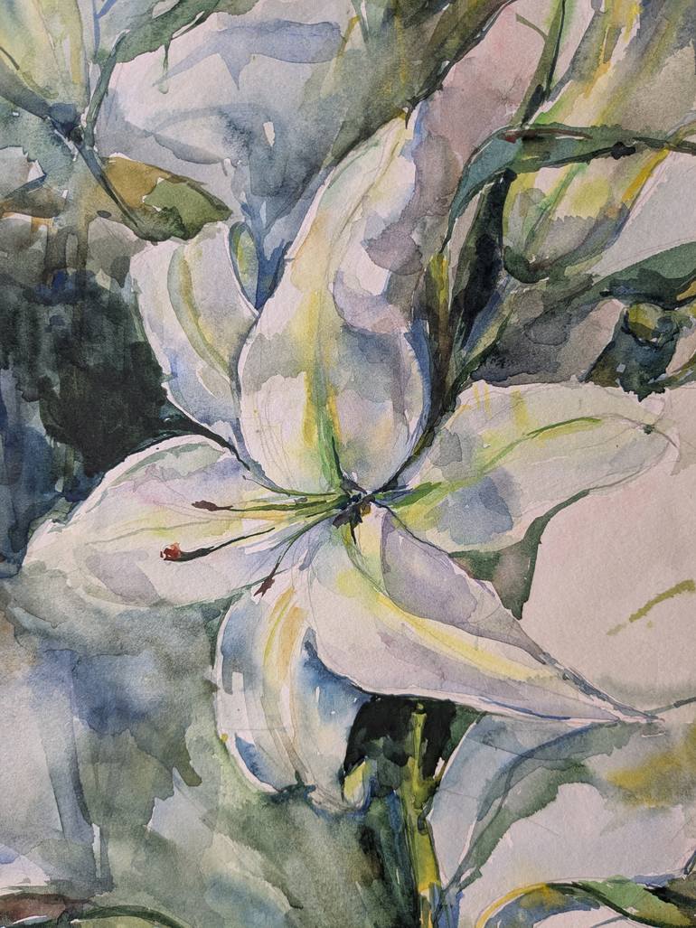 Original Impressionism Floral Painting by Olha Osmak