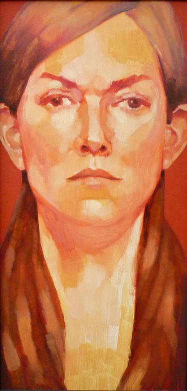 Original Figurative Portrait Paintings by Sheena Russell