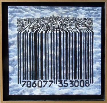 Original Conceptual Landscape Painting by Sebastian De Gobbis