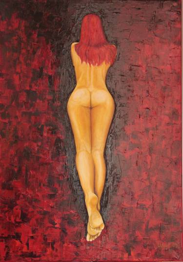 Original Abstract Nude Paintings by Massimo Pelizzari