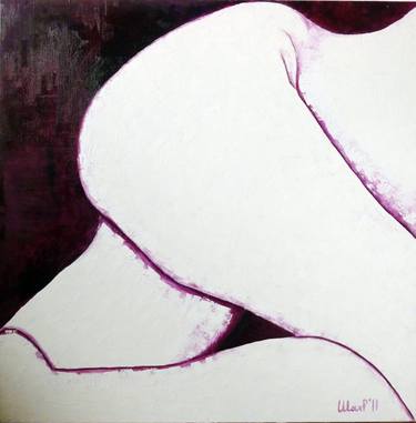 Original Abstract Nude Paintings by Massimo Pelizzari