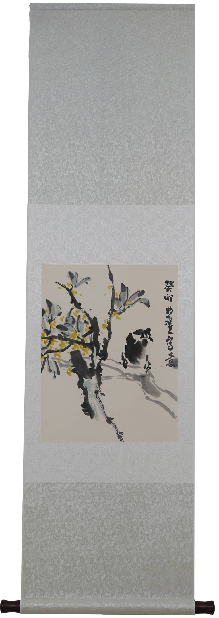Original Impressionism Floral Painting by Teyue Xu