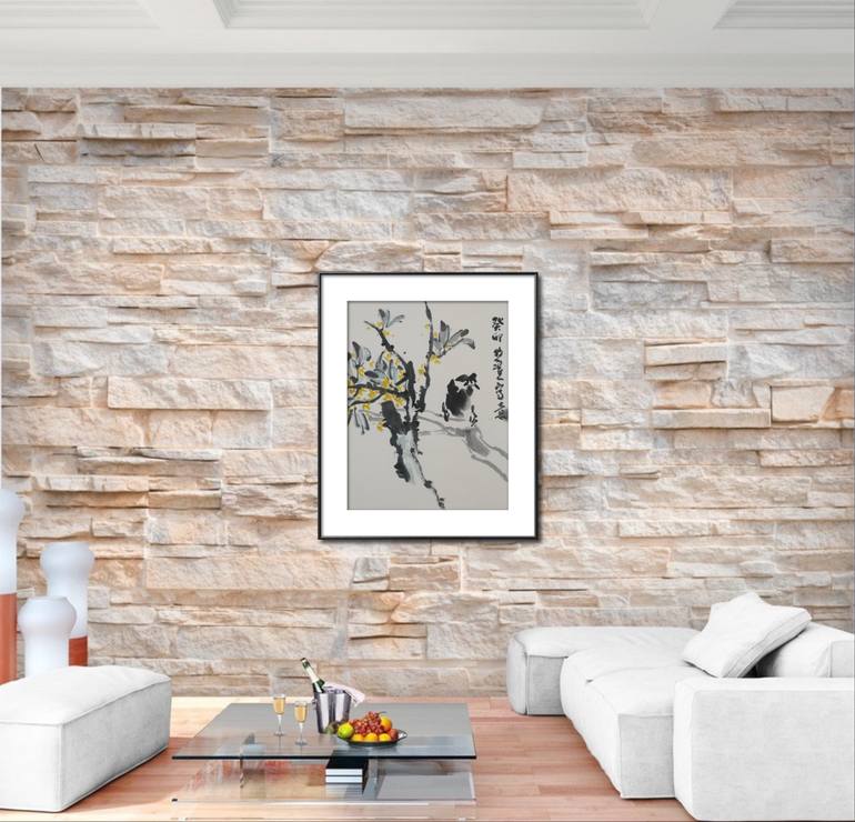 Original Impressionism Floral Painting by Teyue Xu