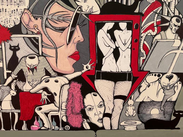 Original Contemporary Music Painting by Alik Irovich