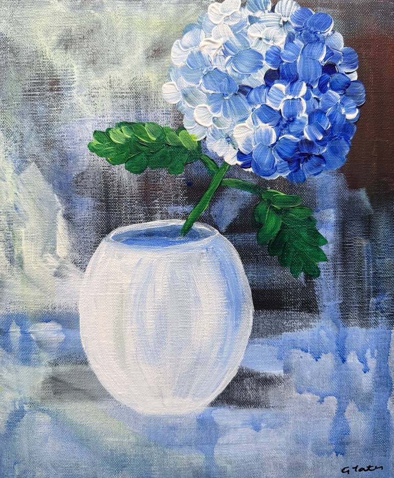 Hydrangea paintings | Saatchi Art