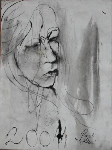 Print of Expressionism Portrait Drawings by Paul Mezei