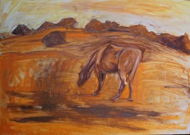 Print of Horse Paintings by Paul Mezei