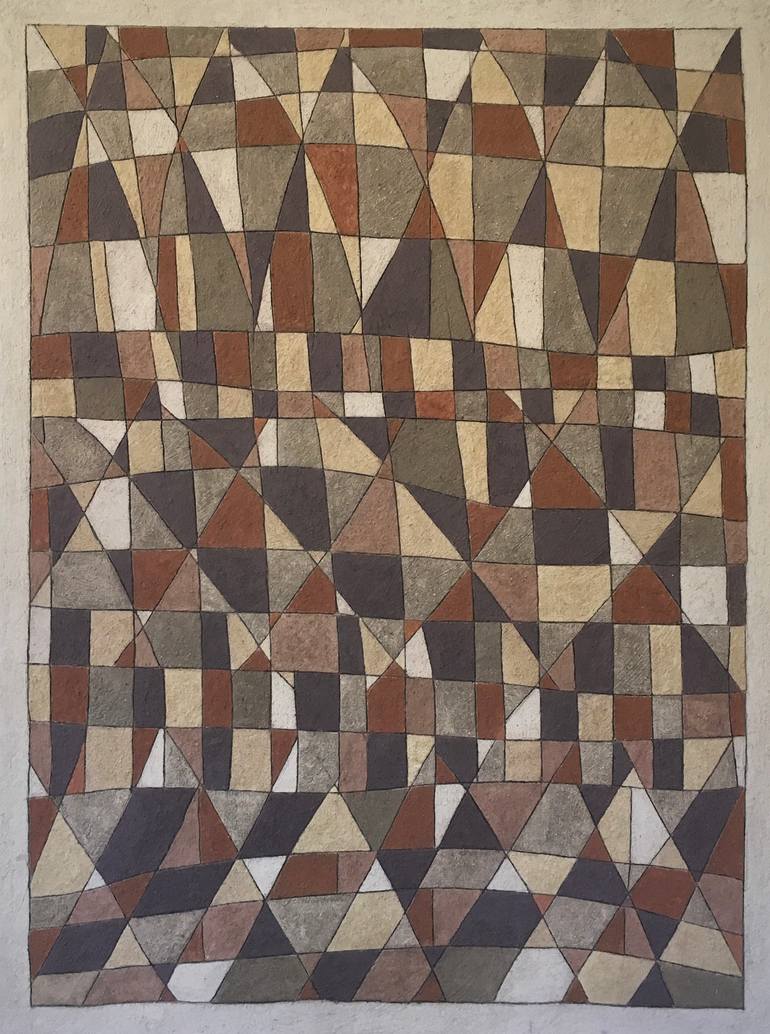 Original Abstract Painting by Kim Frances | Abstract Art on Wood | Last Piece of the Puzzle