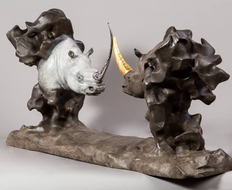 Original Contemporary Animal Sculpture by Yumin Tang