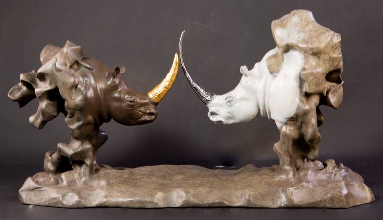 Original Contemporary Animal Sculpture by Yumin Tang