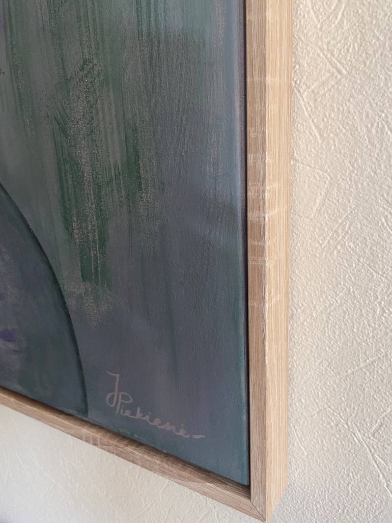 Original Expressionism Floral Painting by Julija Piekiene
