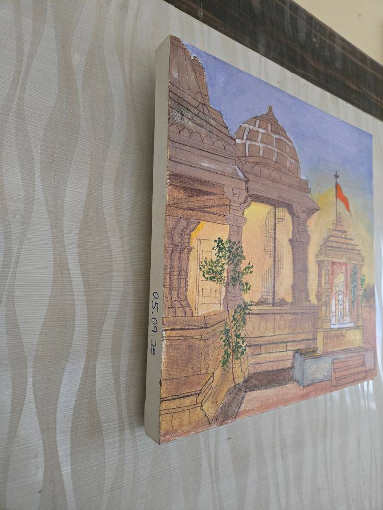 Original Classicism Architecture Painting by Lana Rey