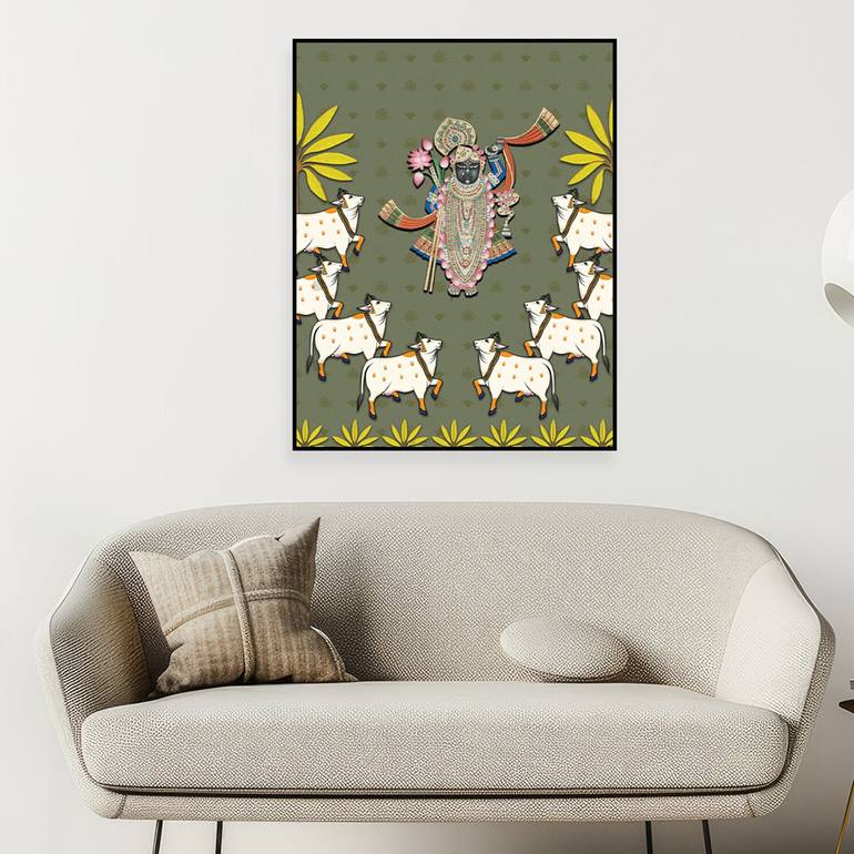 Original Digital Art Religion Painting by Arti Chauhan