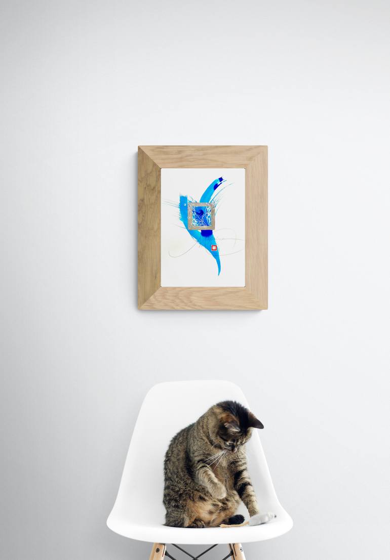 Original Art Deco Nature Drawing by Nadia Kuprina