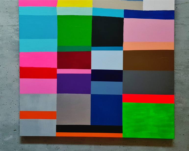Original Color Field Painting Abstract Painting by Ata Berenjian