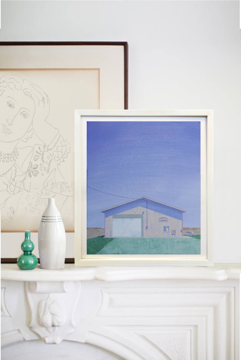 Original Contemporary Architecture Painting by Adalberto Ortiz