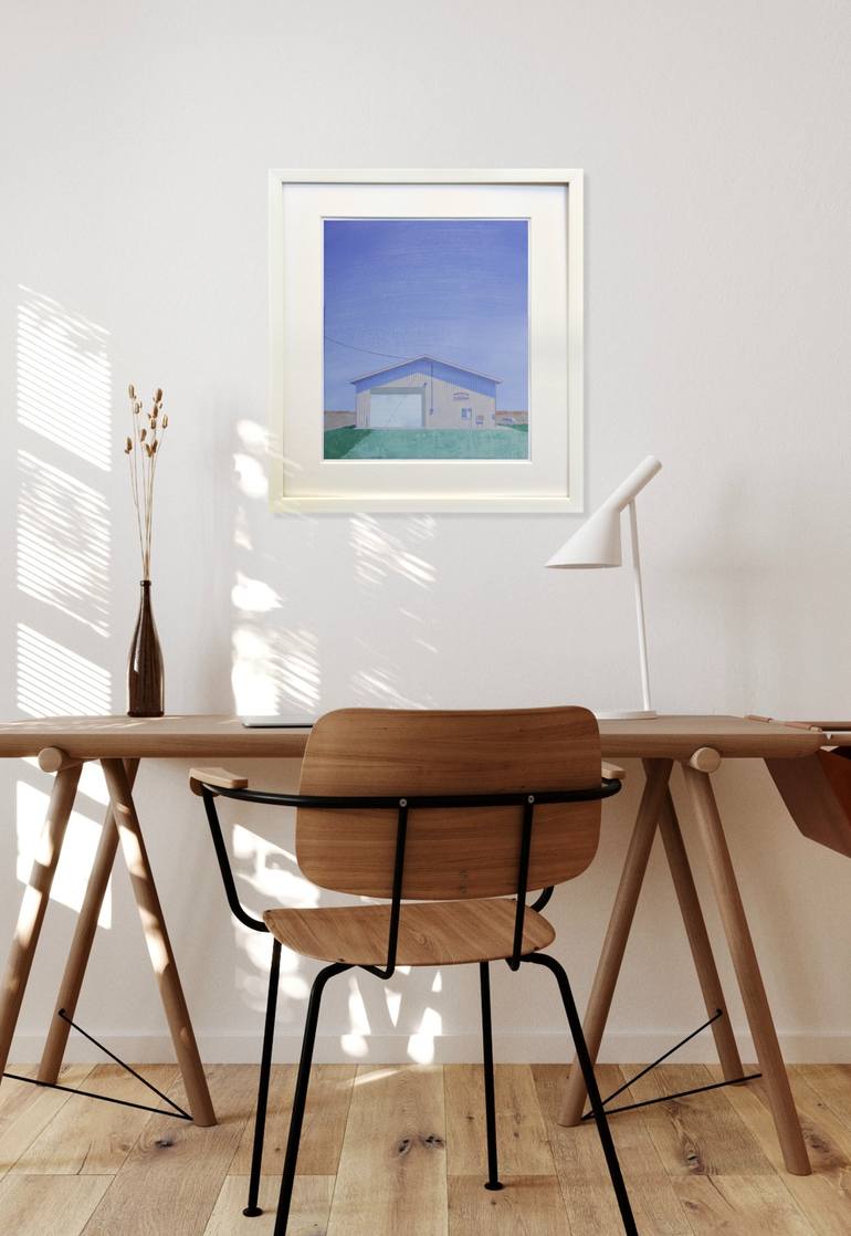 Original Contemporary Architecture Painting by Adalberto Ortiz