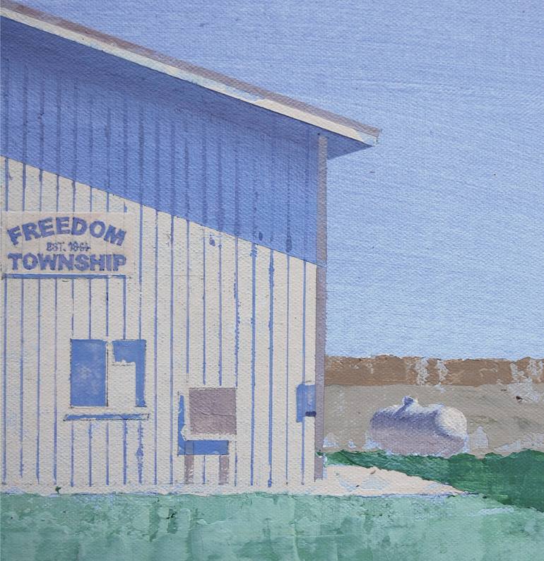 Original Contemporary Architecture Painting by Adalberto Ortiz