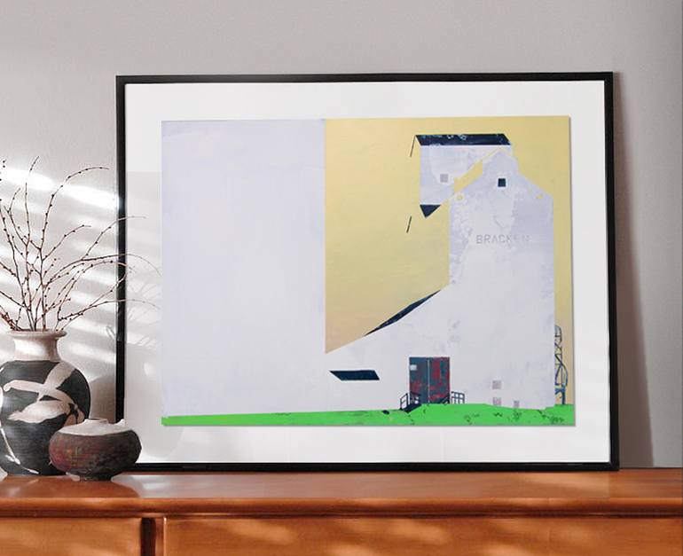 Original Abstract Landscape Painting by Adalberto Ortiz