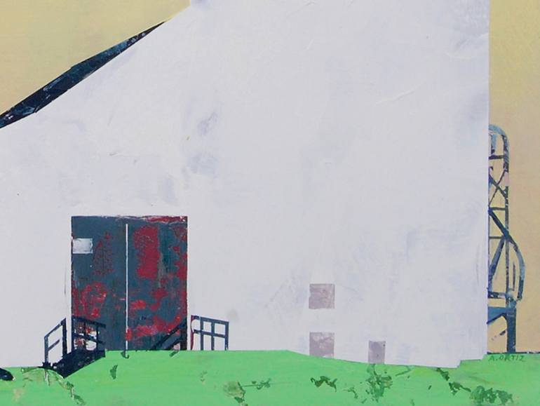 Original Abstract Landscape Painting by Adalberto Ortiz