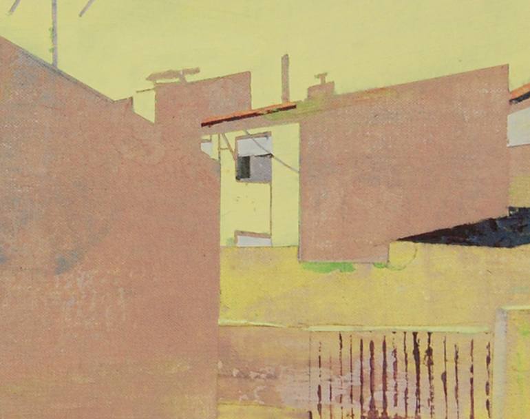 Original Minimalism Architecture Painting by Adalberto Ortiz