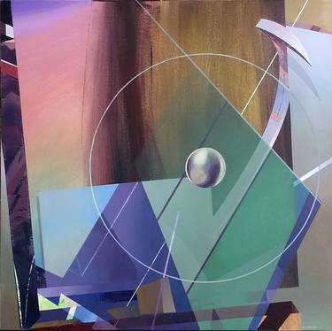 Original Conceptual Abstract Paintings by Adalberto Ortiz