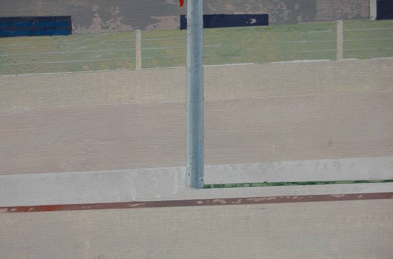 Original Modernism Architecture Painting by Adalberto Ortiz