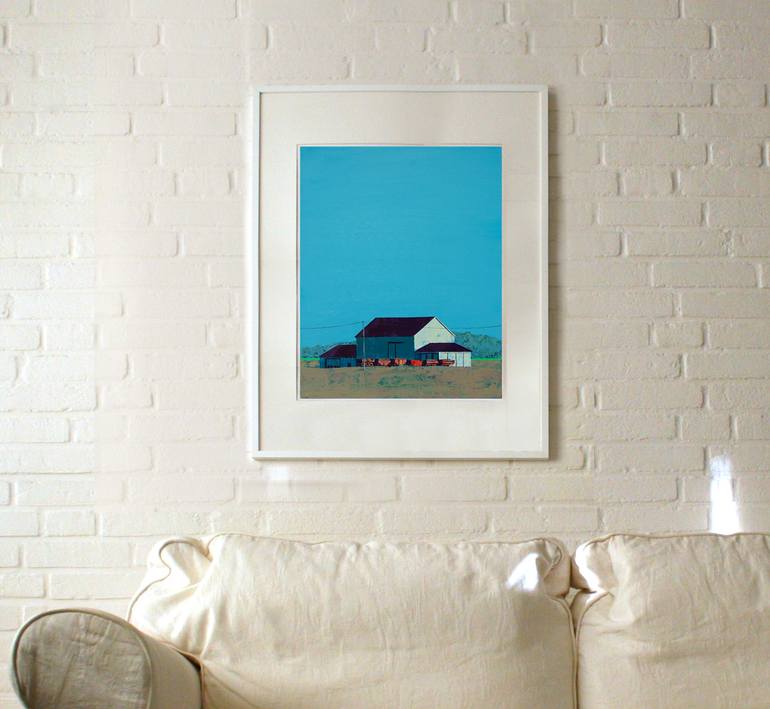 Original Impressionism Landscape Painting by Adalberto Ortiz