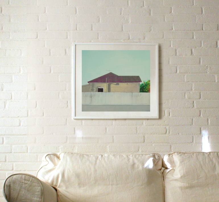 Original Fine Art Architecture Painting by Adalberto Ortiz