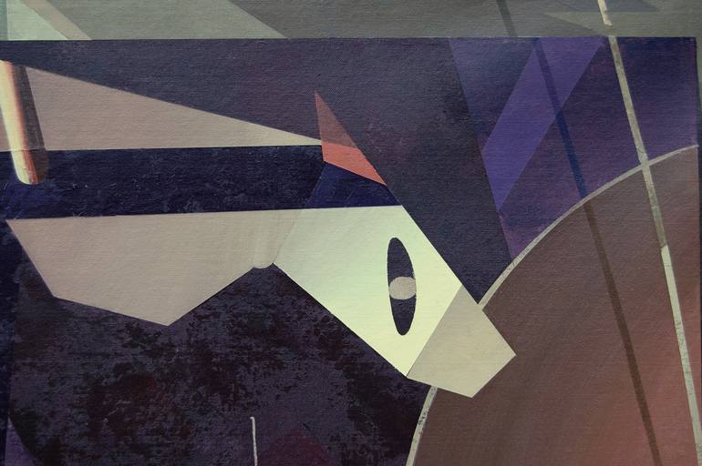 Original Abstract Painting by Adalberto Ortiz