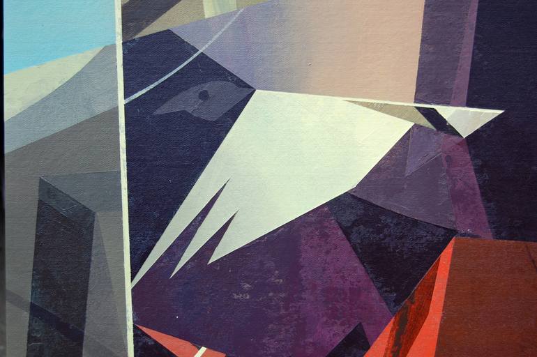 Original Abstract Painting by Adalberto Ortiz