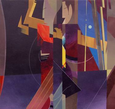 Original Abstract Paintings by Adalberto Ortiz