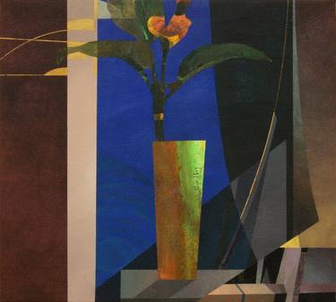 Original Cubism Abstract Paintings by Adalberto Ortiz