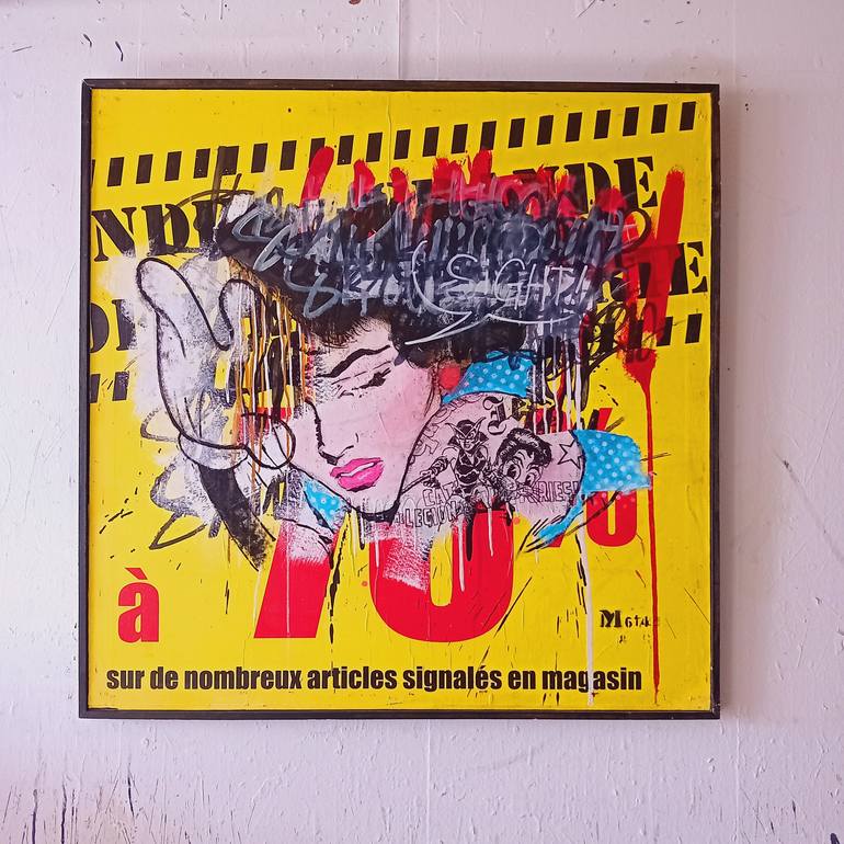 Original Contemporary Pop Culture/Celebrity Painting by Yannick Michelet