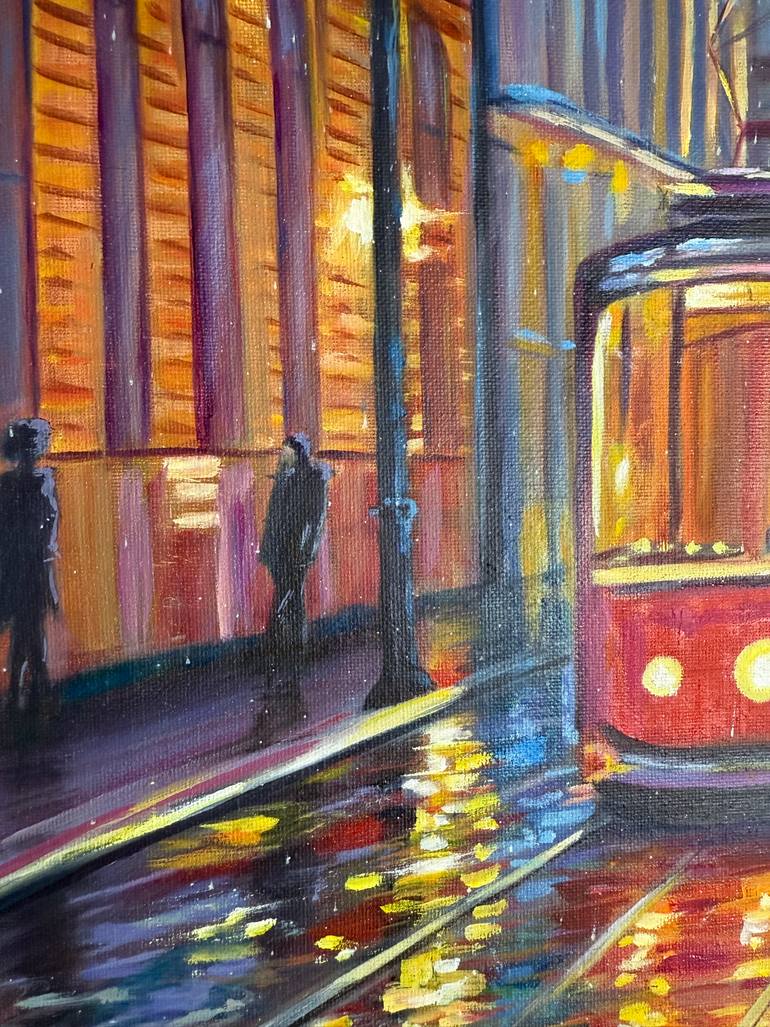 Original Impressionism Cities Painting by Svetlana Kramar