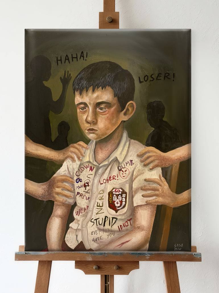 Original Figurative Children Painting by Annisa Anastasya