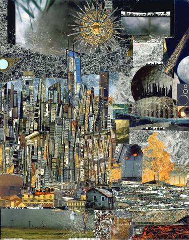 Original Surrealism Performing Arts Collage by Alan Lew