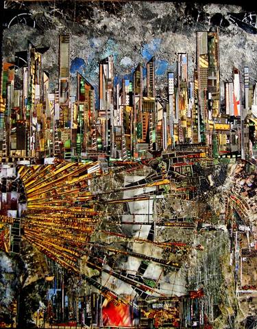 Print of Abstract Expressionism World Culture Collage by Alan Lew