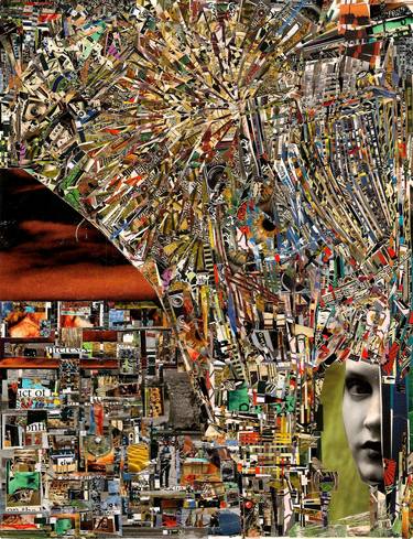 Print of Abstract Expressionism Technology Collage by Alan Lew