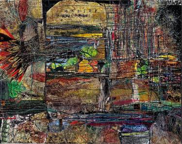 Original Abstract Collage by Alan Lew