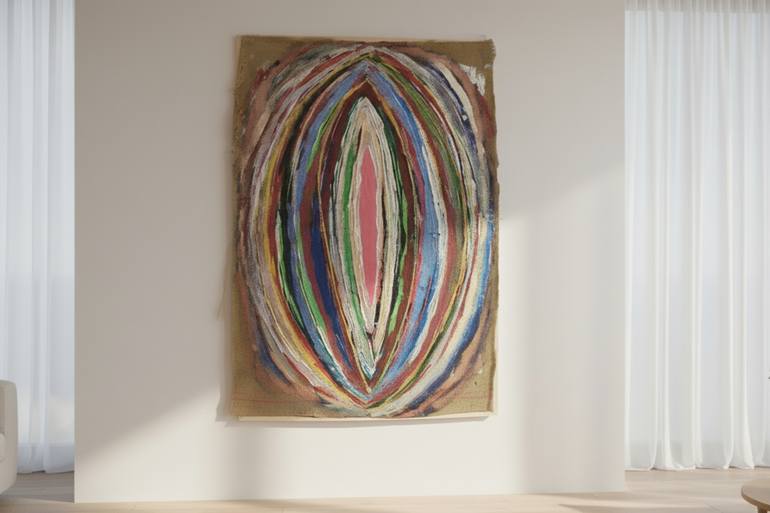 Original Contemporary Abstract Painting by Hassine Fenn