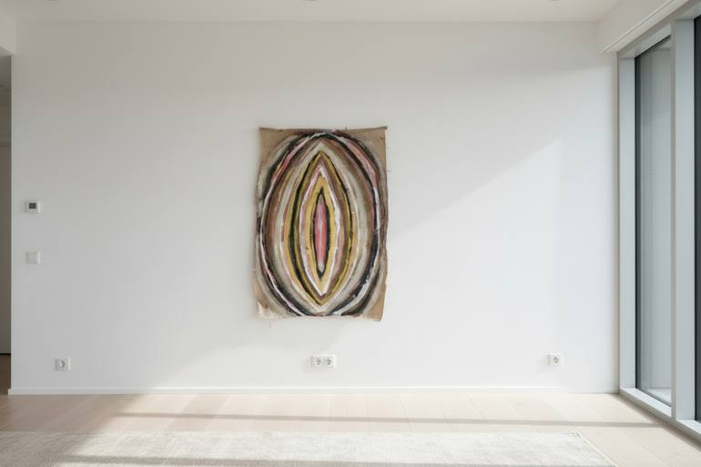 Original Abstract Expressionism Abstract Painting by Hassine Fenn